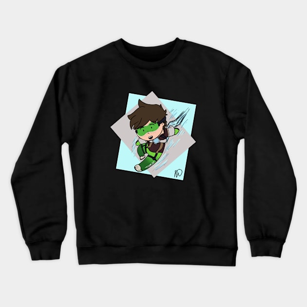 Tracer - Neon Green Crewneck Sweatshirt by beansnina